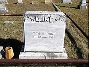 Private Tom J Duke Headstone